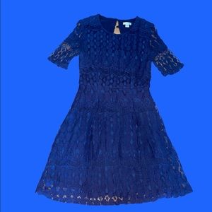 Xhilaration Lace Short Sleeve Dress